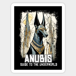 Anubis God of Egypt Surreal Mythology Magnet